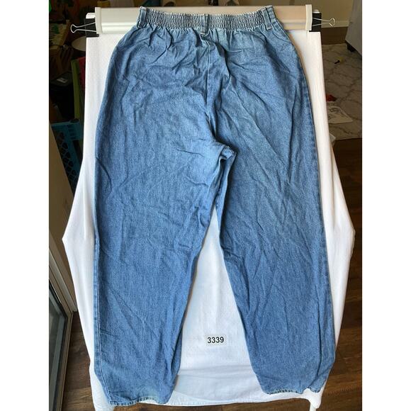 Chic Women Minimalist Denim Boyfriend Jeans size 14 US, Blue - Picture 12 of 12